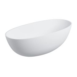 Wanna wolnostojąca 160x75 cm Omnires SHELL M+ SHELLWWBM biały mat