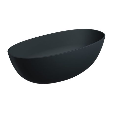 Przejdź do produktu Czarna, matowa wanna wolnostojąca 160x75 cm Omnires SHELL M+ SHELLWWBLV