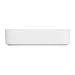 Umywalka nablatowa owalna 53x32 cm Omnires MESA MESA530BP biały połysk