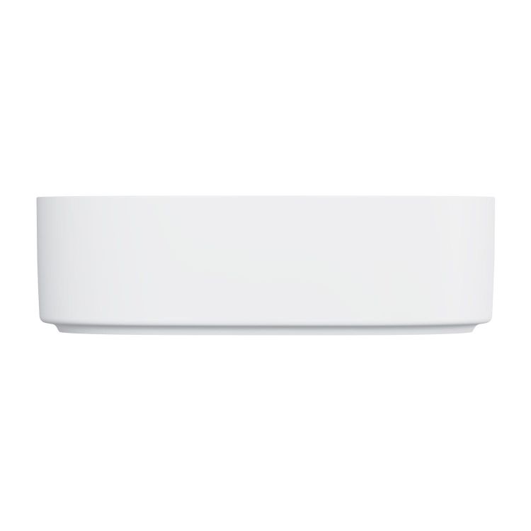 Umywalka nablatowa owalna 46x31 cm Omnires MESA MESA460BM biały mat