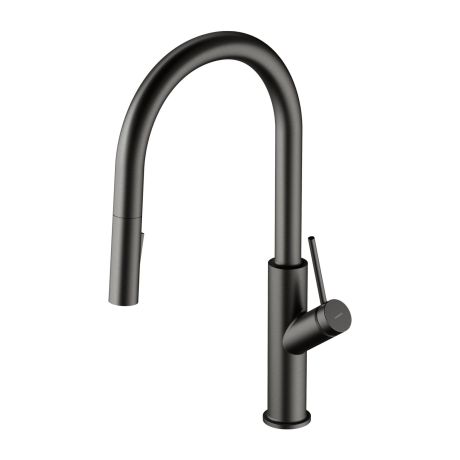 Przejdź do produktu Bateria kuchenna 39 cm Omnires BEND BE6455GR grafit
