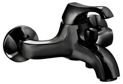 Bateria wannowa ścienna Emmevi Ares 76001NO czarny mat