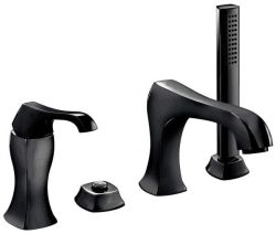 Bateria wannowa 4-otworowa Emmevi Ares 76120NO czarny mat