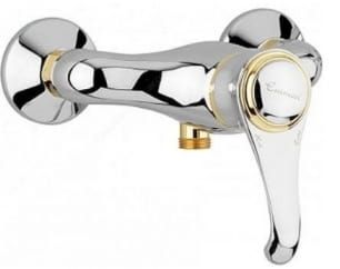 Przejdź do produktu Bateria natryskowa ścienna Retro Emmevi Tiffany 6002CO chrom/złoto