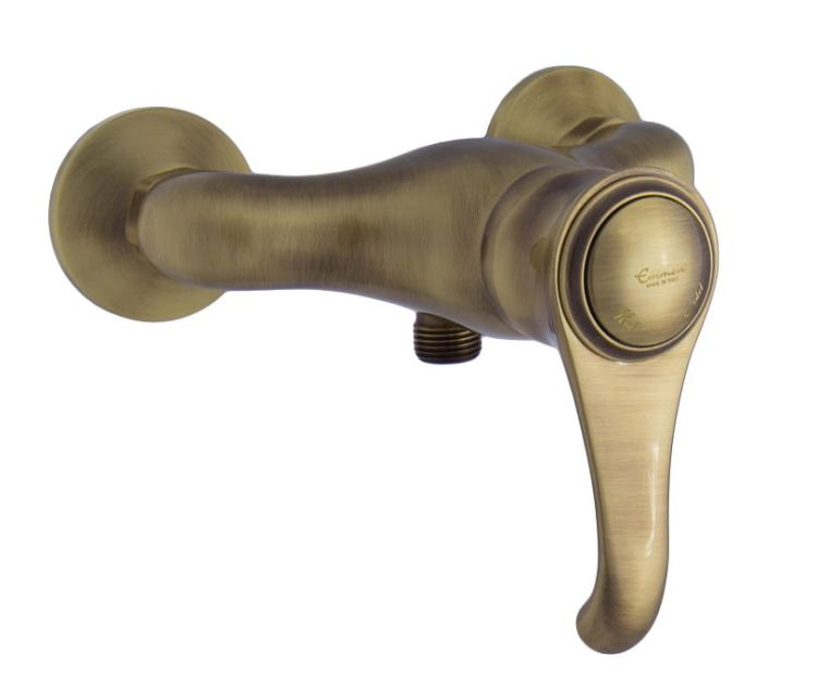 Bateria natryskowa ścienna Retro Emmevi Tiffany 6002BR bronzo