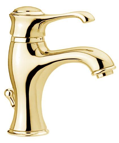 Bateria umywalkowa stojąca z korkiem Emmevi Tiffany 6003OR złoty