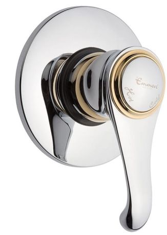 Przejdź do produktu Bateria prysznicowa 1-drożna Emmevi Tiffany 6009CO chrom/złoto