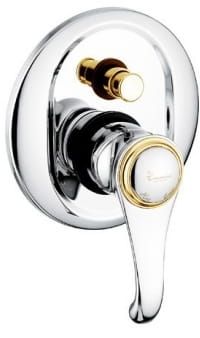 Przejdź do produktu Bateria prysznicowa 2-drożna z przełącznikiem Emmevi Tiffany 6019CO chrom/złoto