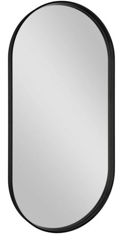 Przejdź do produktu AVONA lustro w ramie 50x100cm, owalne, czarny mat