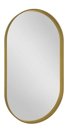 Przejdź do produktu AVONA lustro w ramie 40x70cm, owalne, złoty mat