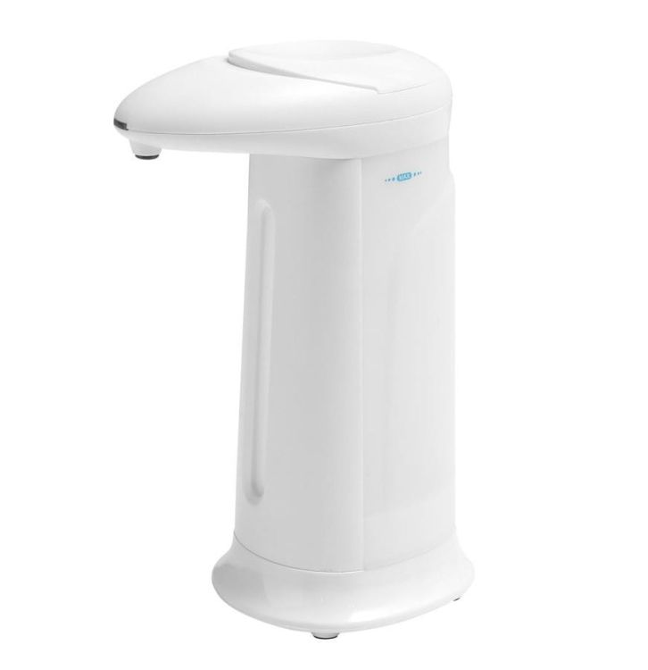 Bezdotykowy dozownik mydła, 350 ml, 83x196x135mm, ABS/biały