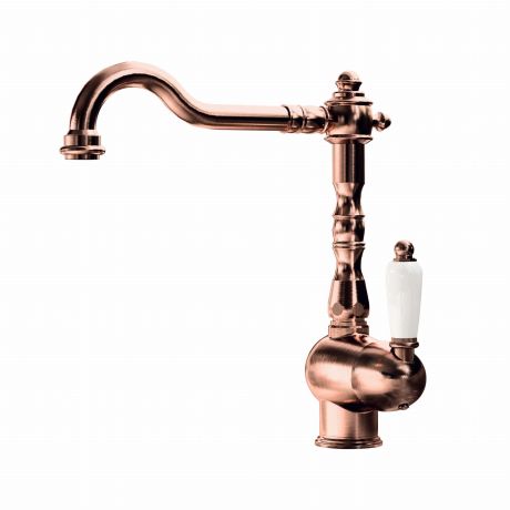 Przejdź do produktu Bateria zlewozmywakowa stojąca 27 cm Paffoni Belinda-Melissa FME181RA miedź