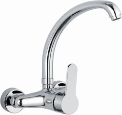 Bateria zlewozmywakowa ścienna WR633CR chrom
