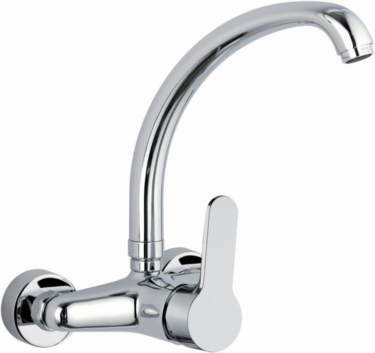 Bateria zlewozmywakowa ścienna WR633CR chrom