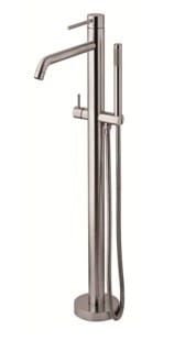 Bateria wannowa wolnostojąca 93 cm kompletna Light LIG032ST stal szczotkowana