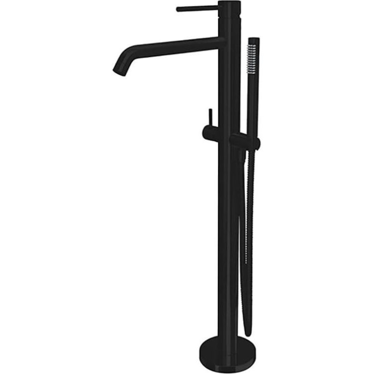 Bateria wannowa wolnostojąca 93 cm kompletna Light LIG032NO czarny mat