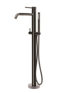 Bateria wannowa wolnostojąca 93 cm kompletna Light LIG032NKN czarny nikiel