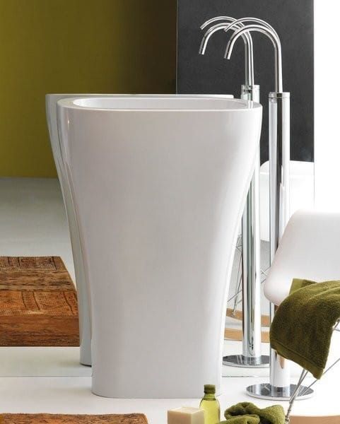 AQUATECH umywalka ceramiczna wolnostojąca 60x85x40cm