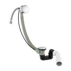 Syfon wannowy przelewowo-odpływowo-napełniający CGS TK122-PLUS-3.01+64-SCR chrom