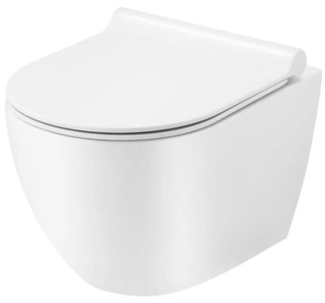 Przejdź do produktu Miska wc wisząca 36x49 cm rozstaw śrub montażowych 23 cm Aquaduo Verona