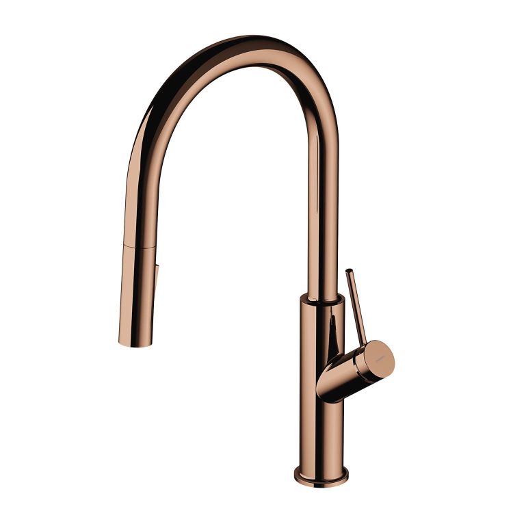 Bateria kuchenna 39 cm Omnires BEND BE6455CP miedziany