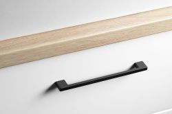 VEGA uchwyt meblowy mały, rozstaw 192 mm, czarny mat