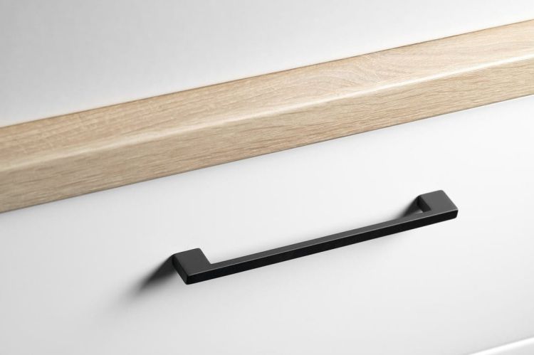 VEGA uchwyt meblowy mały, rozstaw 192 mm, czarny mat