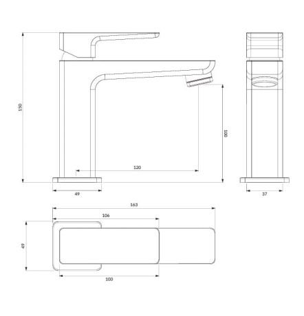 Przejdź do produktu Bateria umywalkowa stojąca 15 cm Omnires PARMA PM7410IN nikiel