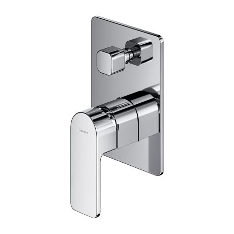 Przejdź do produktu Bateria prysznicowa podtynkowa 2-drożna Omnires Baretti BA7835CR chrom