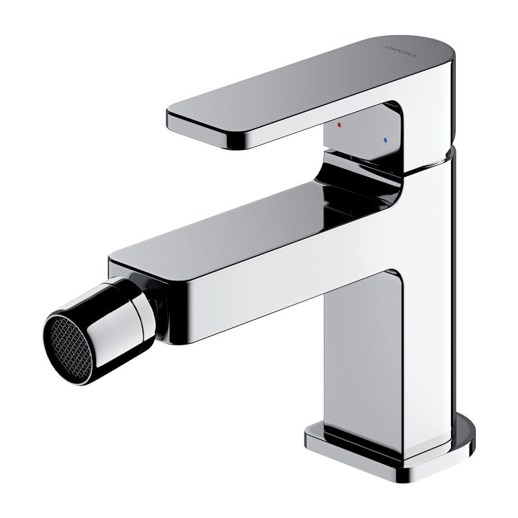 Bateria bidetowa stojąca 12 cm Omnires Baretti BA7820CR chrom