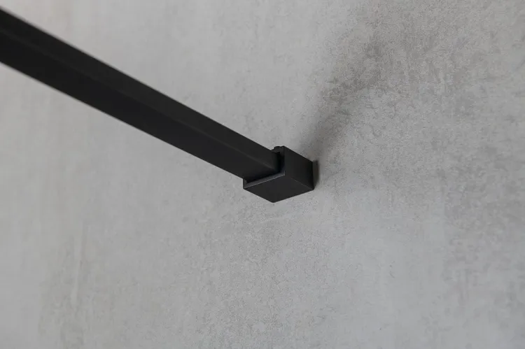 VARIO BLACK jednoczęściowa kabina przysznicowa Walk-In, szkło nordic, 1000 mm