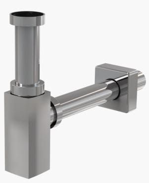 Przejdź do produktu Syfon umywalkowy ozdobny metalowy chrom