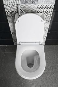 HYGIE kompakt WC z umywalką i deską WC , tylny/dolny odpływ