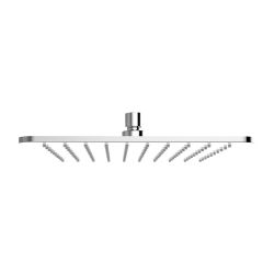 Deszczownica 25x25 cm Omnires SLIMLINE WG225/OCRB chrom/biały