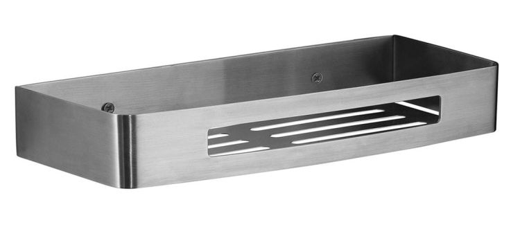 SMART półka do kabiny prysznicowej, 300x45x128mm, stal nierdzewna mat