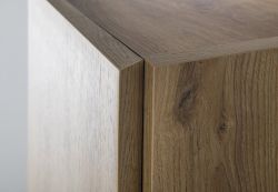ALTAIR szafka umywalkowa 40x184x31cm, dąb emporio