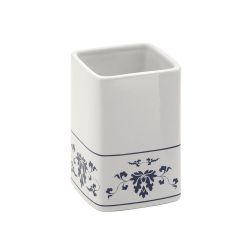 CIXI kubek do postawienia, porcelana, niebieski/biały