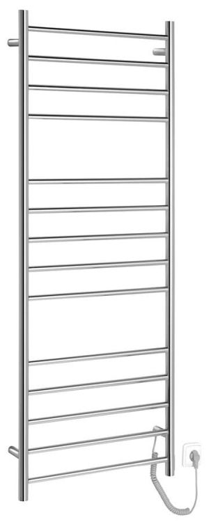 REDONDO elektryczna suszarka na ręczniki, okrągła, 600x1500 mm, 130 W, stal nierdzewna polerowana