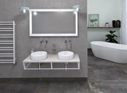 SKA Blat Rockstone 606x463mm, biały mat