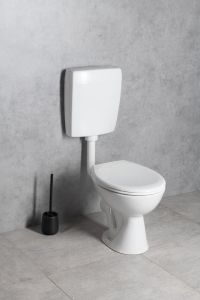 Kompakt WC, przycisk 4,5/6l, odpływ poziomy, biały