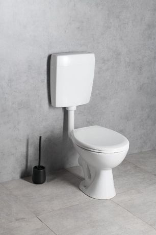 Przejdź do produktu Kompakt WC, przycisk 4,5/6l, odpływ poziomy, biały