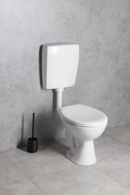 Kompakt WC, przycisk 4,5/6l, odpływ poziomy, biały