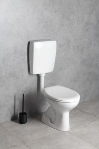 Kompakt WC, przycisk 4,5/6l, odpływ pionowy, biały