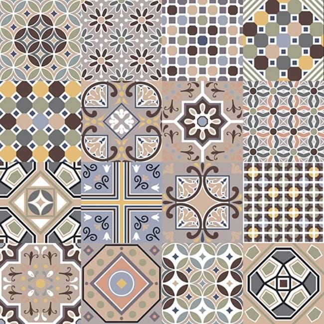 HIDRAULICO płytki podłogowe Mosaico Multicolor 45x45 (bal=1,62m2)