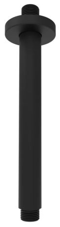 Przejdź do produktu Ramię prysznicowe, okrągły, 200mm, czarny mat