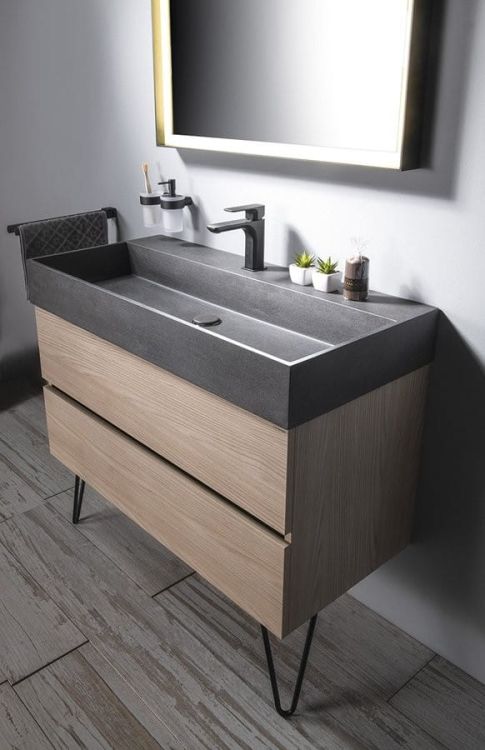 ODETTA 100 zestaw łazienkowy, wiąz Bardini