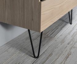 ODETTA 100 zestaw łazienkowy, wiąz Bardini