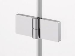 Zawias z systemem unoszenia drzwi srebrny