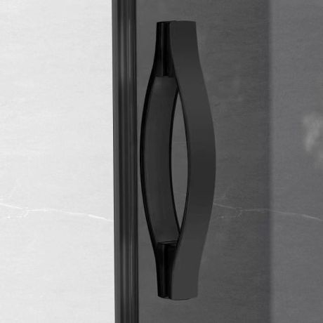 Przejdź do produktu SIGMA SIMPLY BLACK drzwi prysznicowe przesuwne 1200mm, szkło czyste