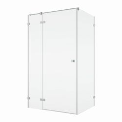Kabina prysznicowa 75x90 cm z drzwiami otwieranymi na zewnątrz SanSwiss Annea AN13WG07505007+ANTW109005007 srebrny połysk